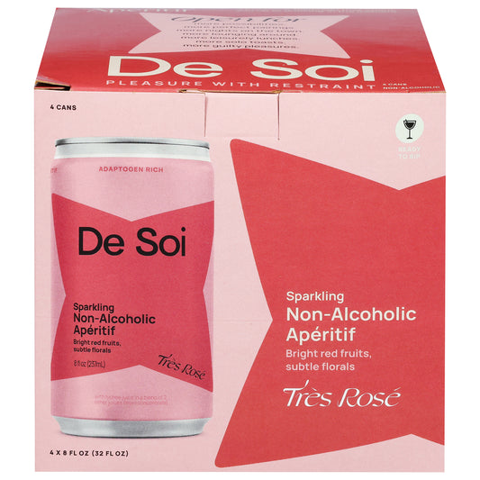 De Soi - Sprklng Bev Tres Rose - Cs Of 6-4/8 Fz