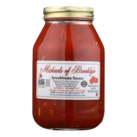 Michaels Of Brooklyn Arrabbiata Sauce  - Case Of 6 - 32 Oz