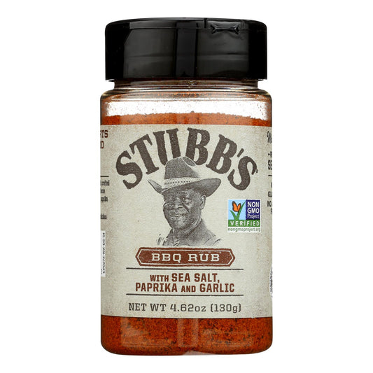 Stubb's - Spice Rub Bar-b-q - Case Of 6 - 4.62 Oz