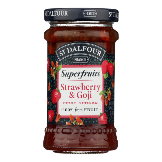 St Dalfour - Fruit Spread Straw Goji - Cs Of 6-6 Oz