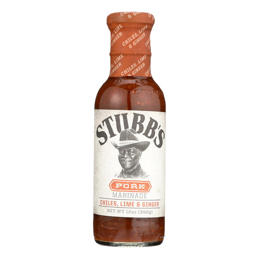 Stubb's Marinade - Pork - Case Of 6 - 12 Oz.