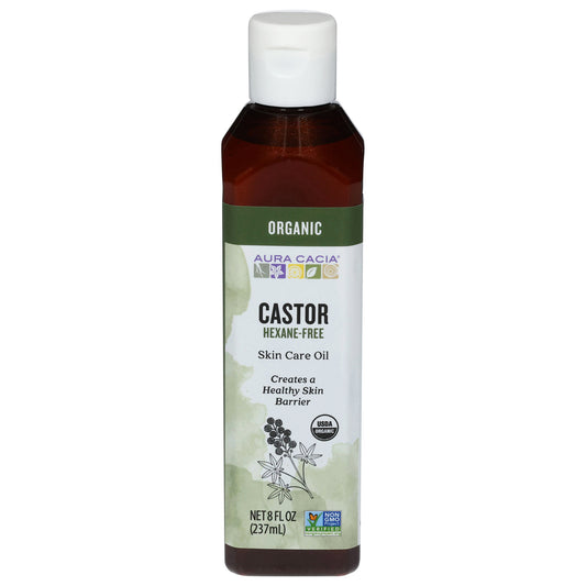 Aura Cacia - Oil Og2 Castor - Ea Of 1-8 Fz