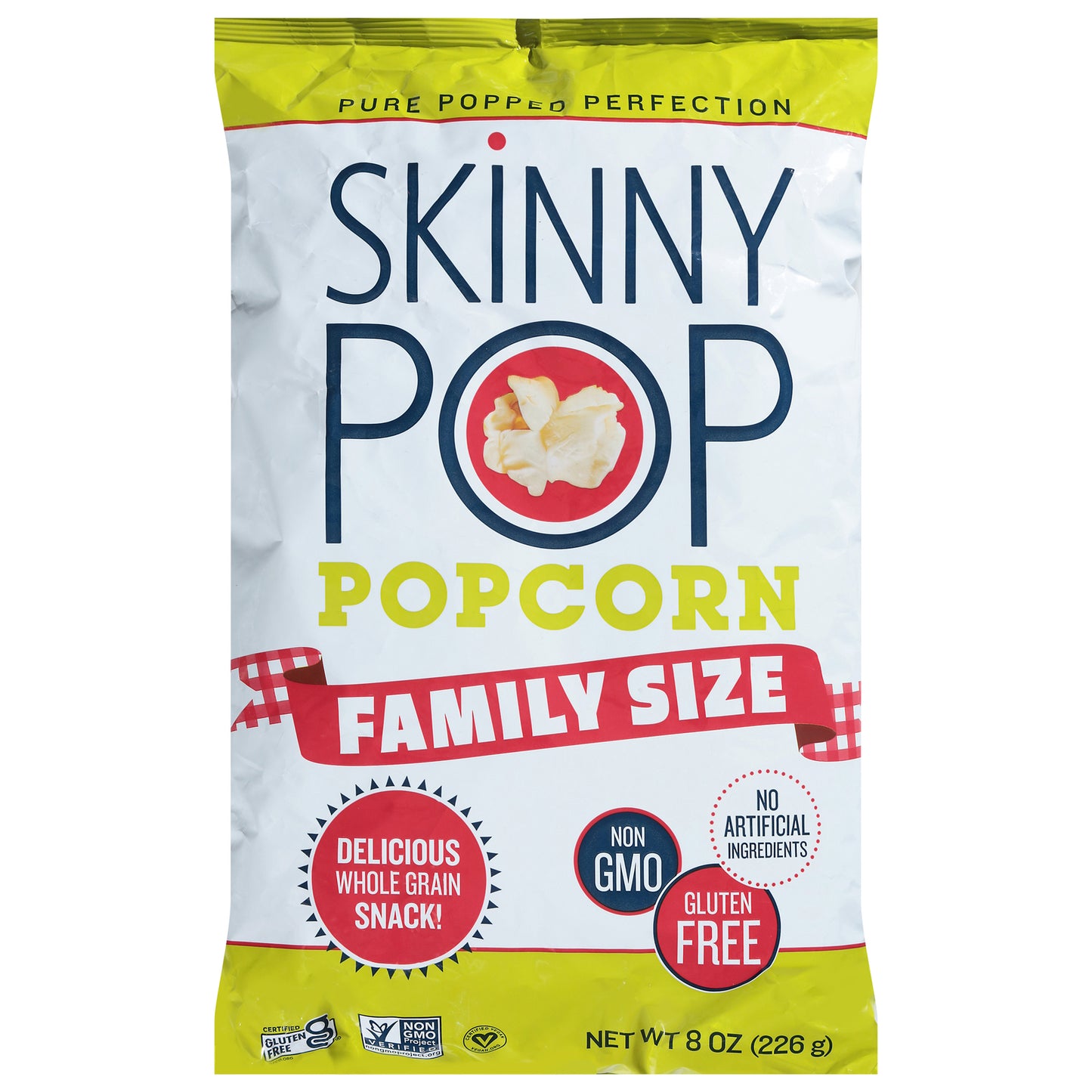 Skinnypop Popcorn - Popcorn Family Size - Cs Of 6-8 Oz