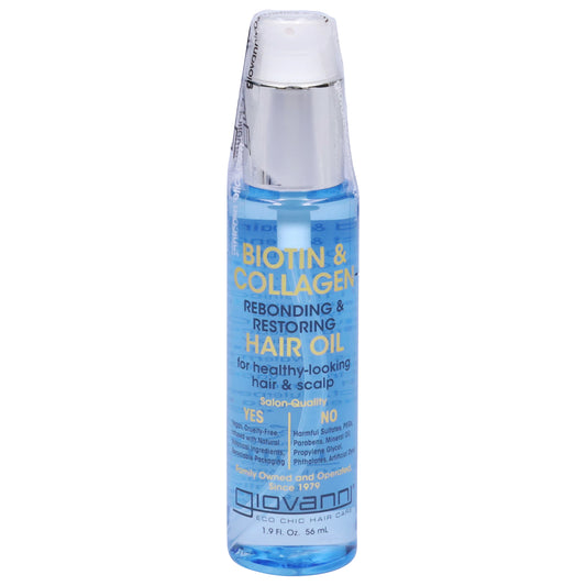 Giovanni Hair Care Products - Bio Colg Restore Hair Oil - Ea Of 1-1.9 Fz