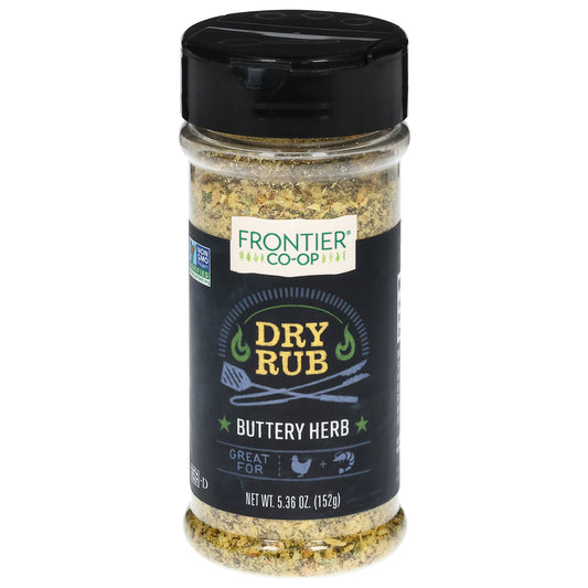 Frontier Natural Products Coop - Rub Dry Buttery Herb - Ea Of 1-5.36 Oz
