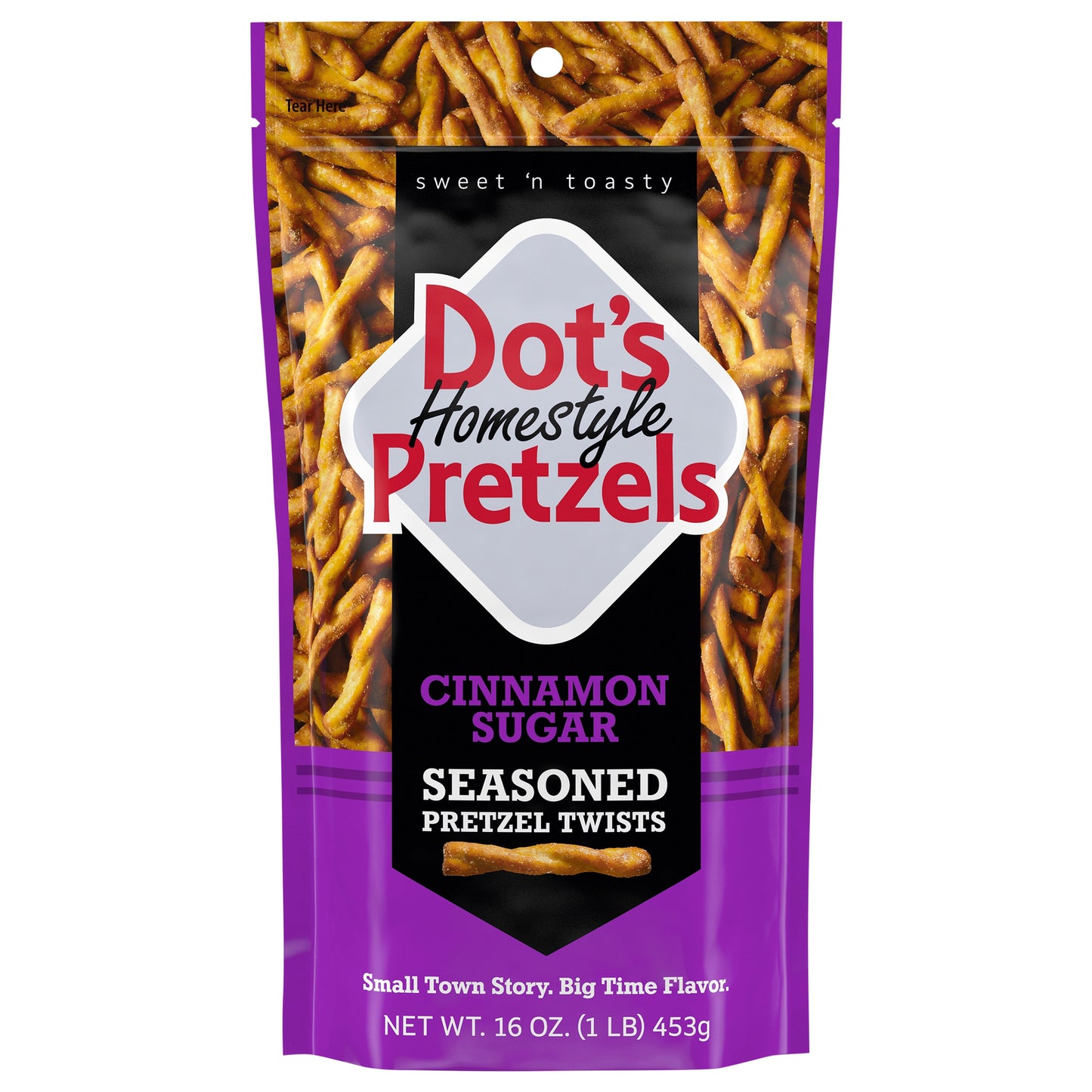 Dot's Pretzels - Pretzel Cinnamon Sugar - Cs Of 10-16 Oz