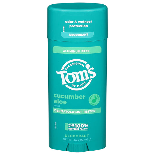 Tom's Of Maine - Deod Stick Cucumber Aloe - Ea Of 1-3.25 Oz