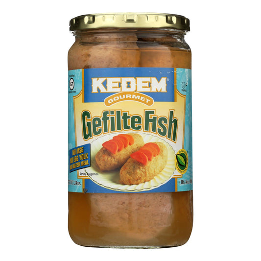 Kedem - Gefilte Fish - Case Of 12 - 24 Oz