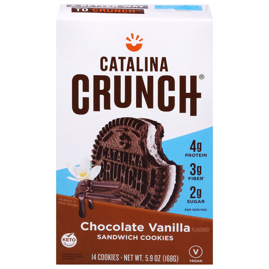 Catalina Crunch - Cky Sndwch Choc Vanilla - Cs Of 6-5.9 Oz