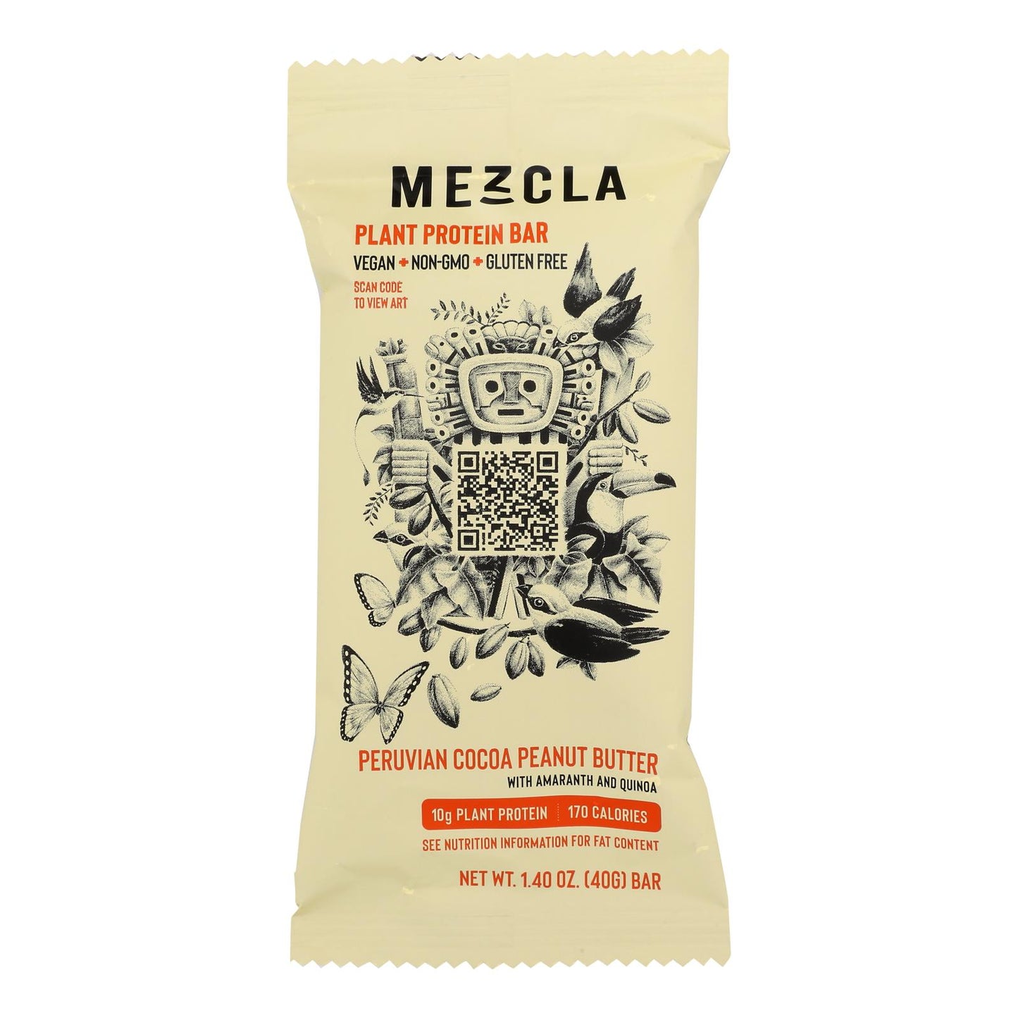 Mezcla - Bar Peruvian Cocoa Pbtr - Cs Of 12-1.4 Oz