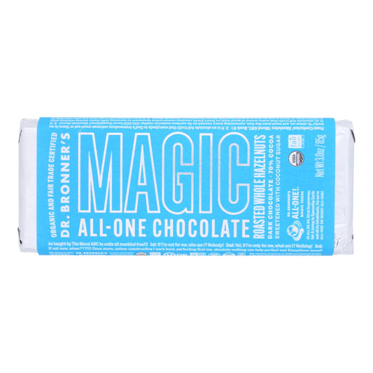 Dr. Bronner's - Bar Chocolate Rst Wh Hazelnut - Case Of 9-3 Oz