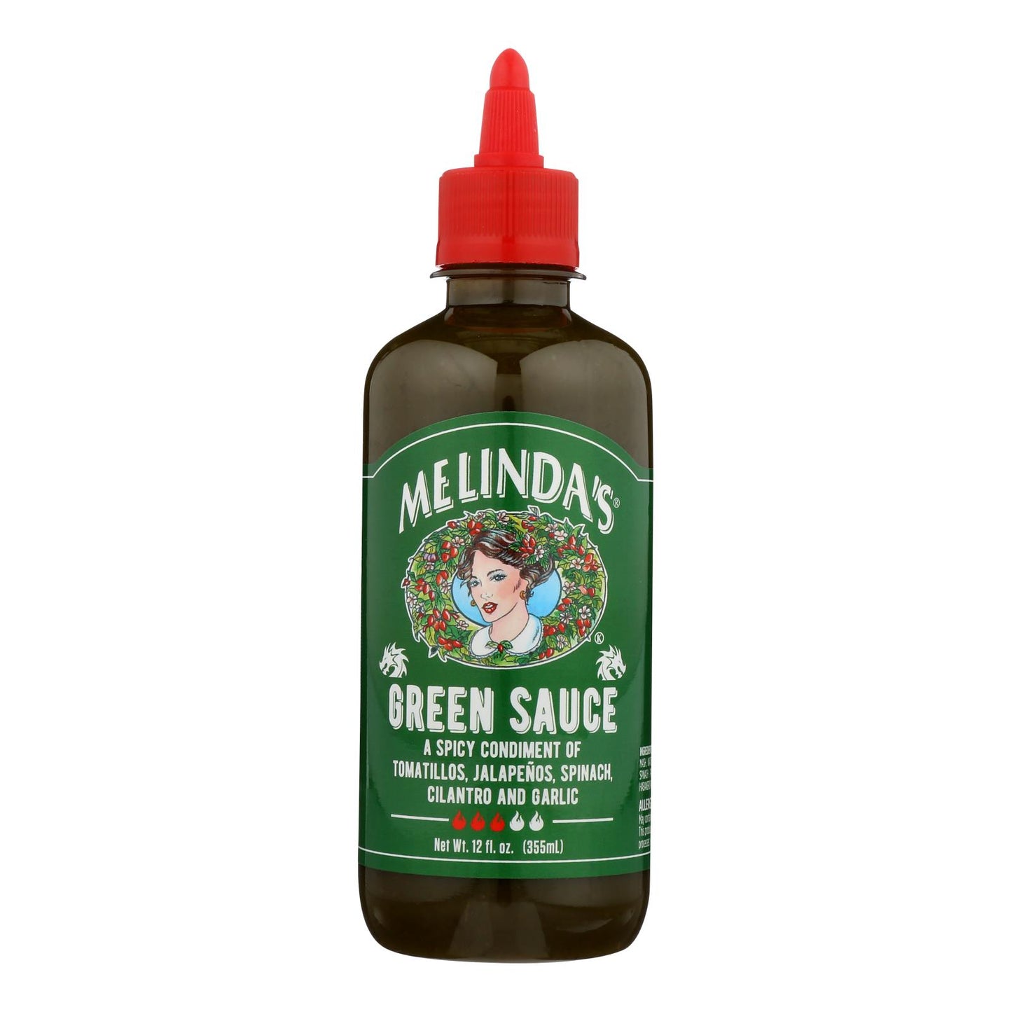 Melinda's - Green Sauce Spicy Toma Jalapeno - Case Of 6 - 12 Oz