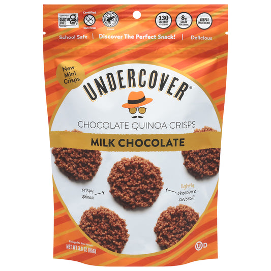 Undercover Chocolate - Mini Crsps Milk Chocolate - Cs Of 12-3 Oz