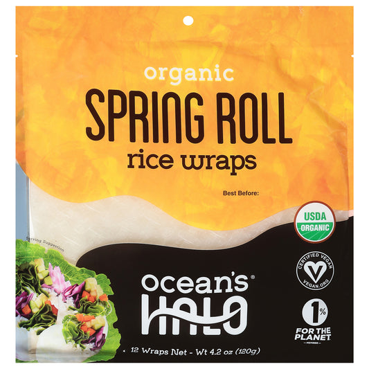 Ocean's Halo - Rice Wrap Og2 Spring Roll - Cs Of 12-4.2 Oz