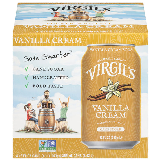 Virgil's - Soda Vanilla Cream - Cs Of 6-4/12 Fz