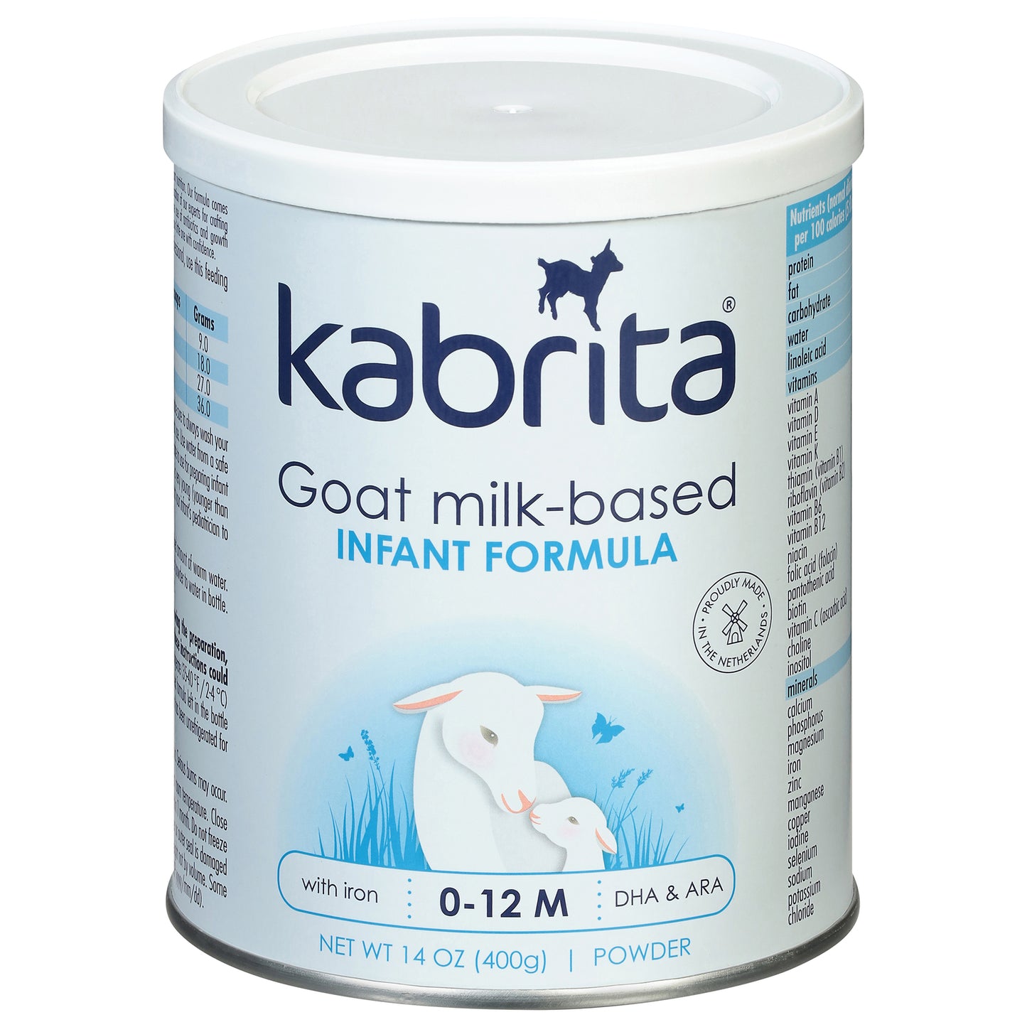 Kabrita - Infant Formula Goat Milk - Cs Of 12-14 Oz