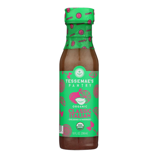 Tessemae - Organic Sugar-free Classic Italian - Case Of 6 - 10 Fl Oz.
