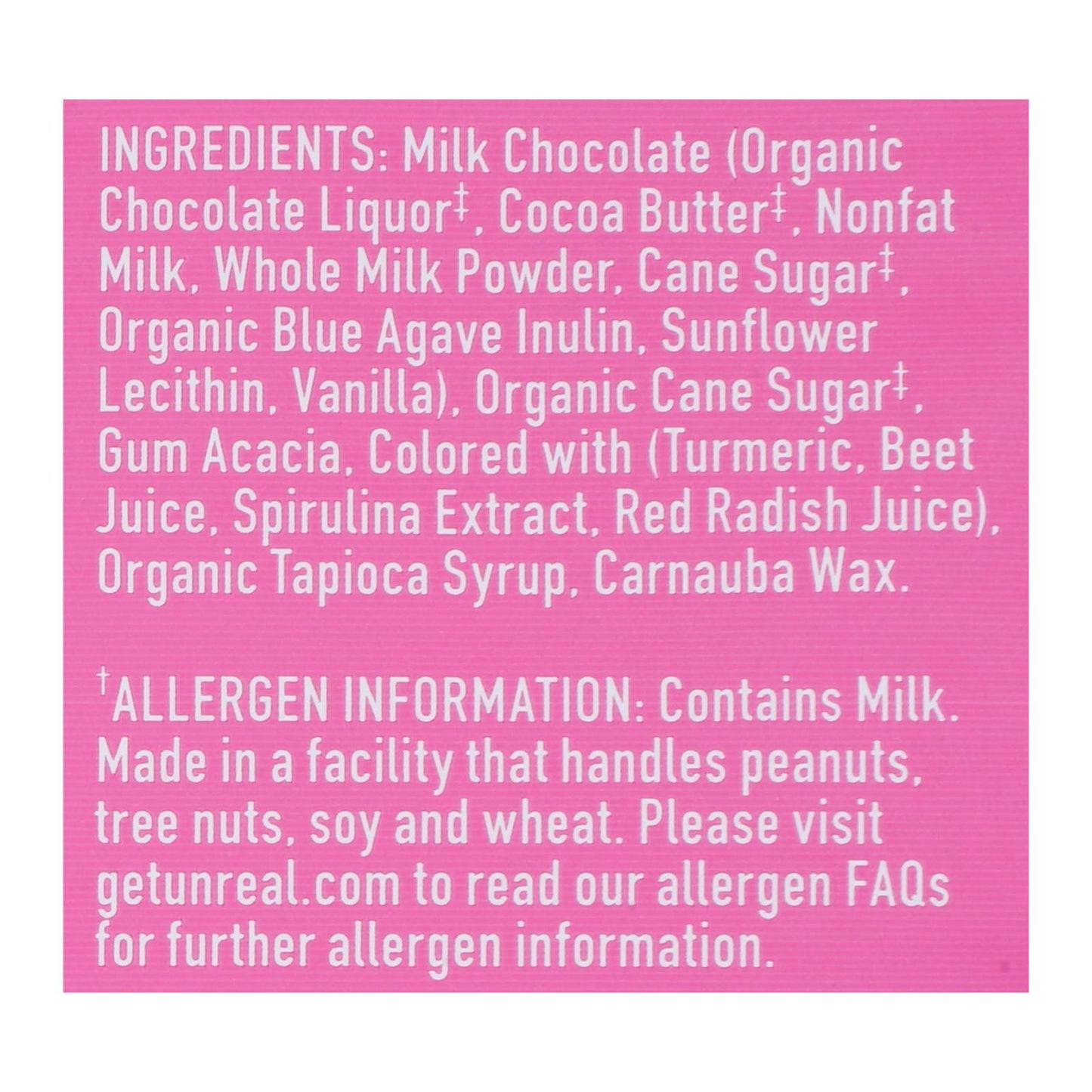 Unreal - Chocolate Gems - Milk Chocolate Gems - Case Of 6 - 5 Oz.