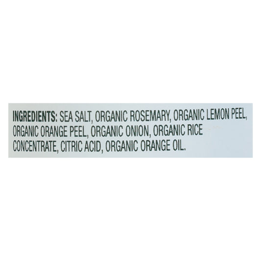 Simply Organic - Salt Og2 Citrus Rosemary - Cs Of 6-2.58 Oz