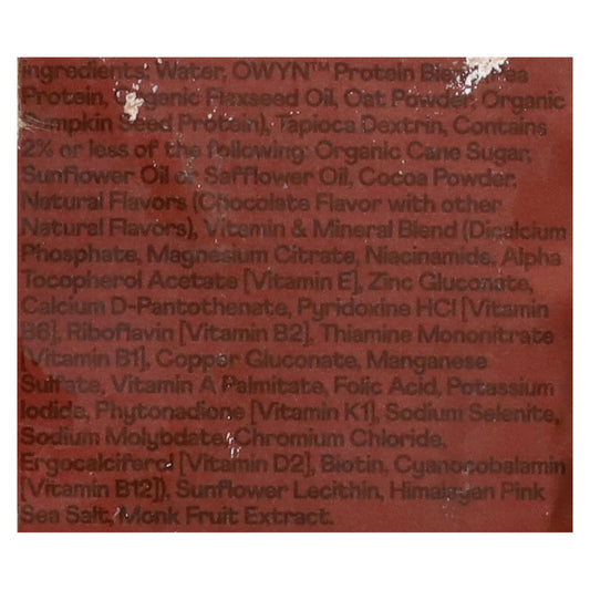 Owyn-only What You Need - Meal Rplace Choc Plnt - Cs Of 3-4/11.15