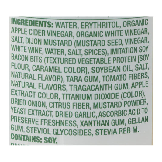 Walden Farms, Calorie Free Creamy Bacon Dressing - Case Of 6 - 12 Fz