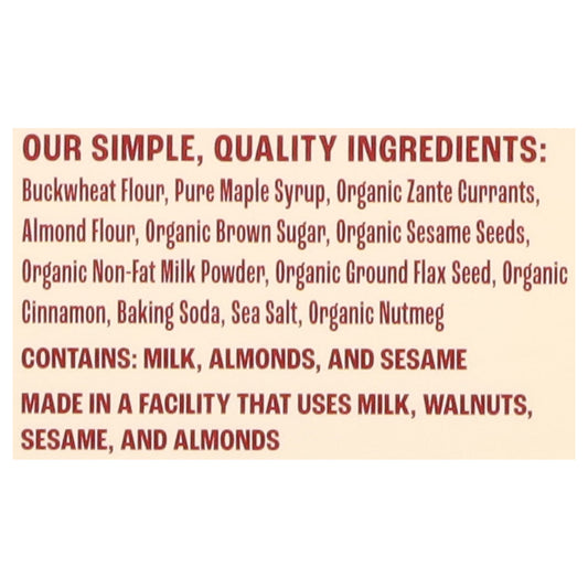 Better With Buckwheat - Crisps Cinnamon Maple - Cs Of 10-3.7 Oz