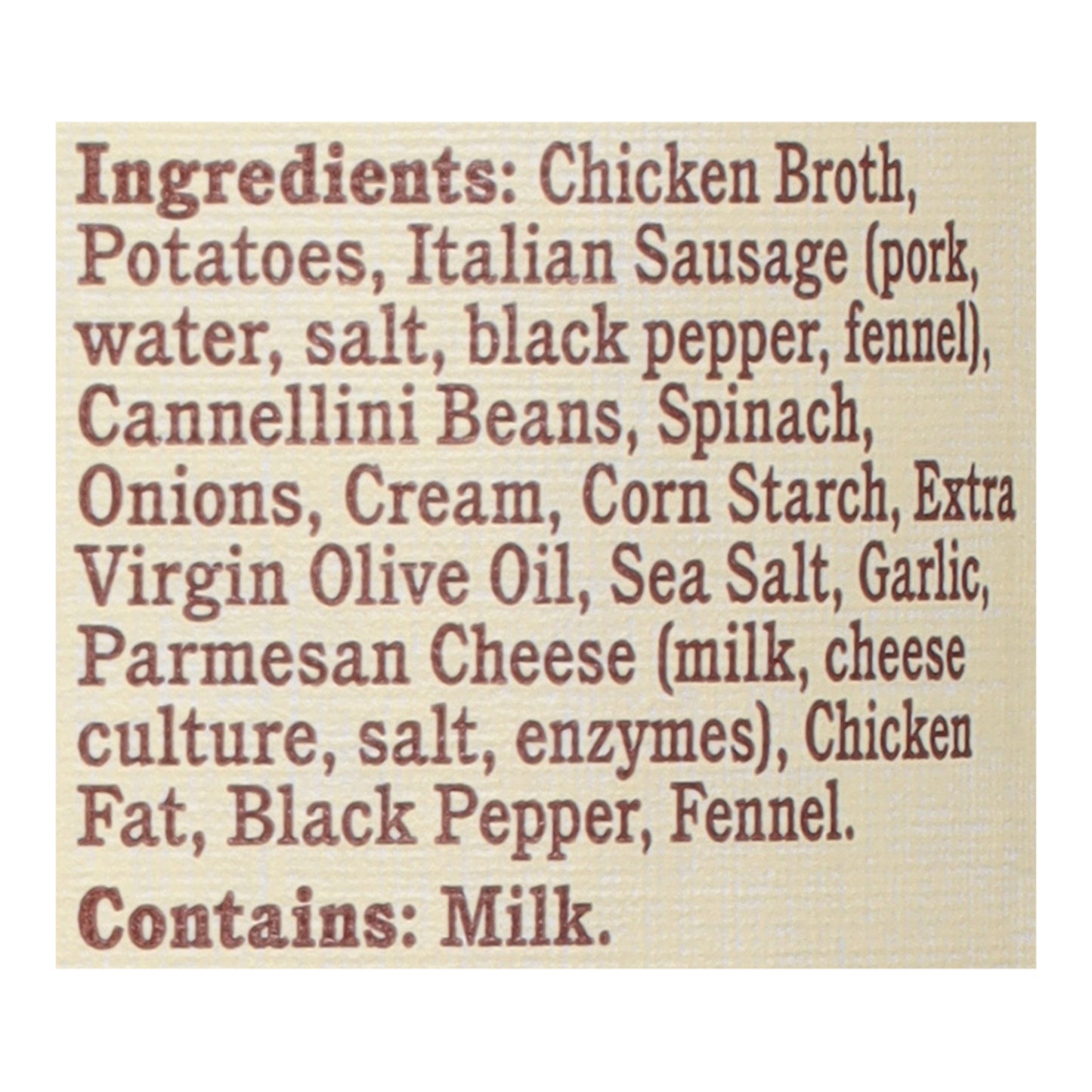 Rao's - Soup Sausage & Potato - Case Of 6-16 Oz