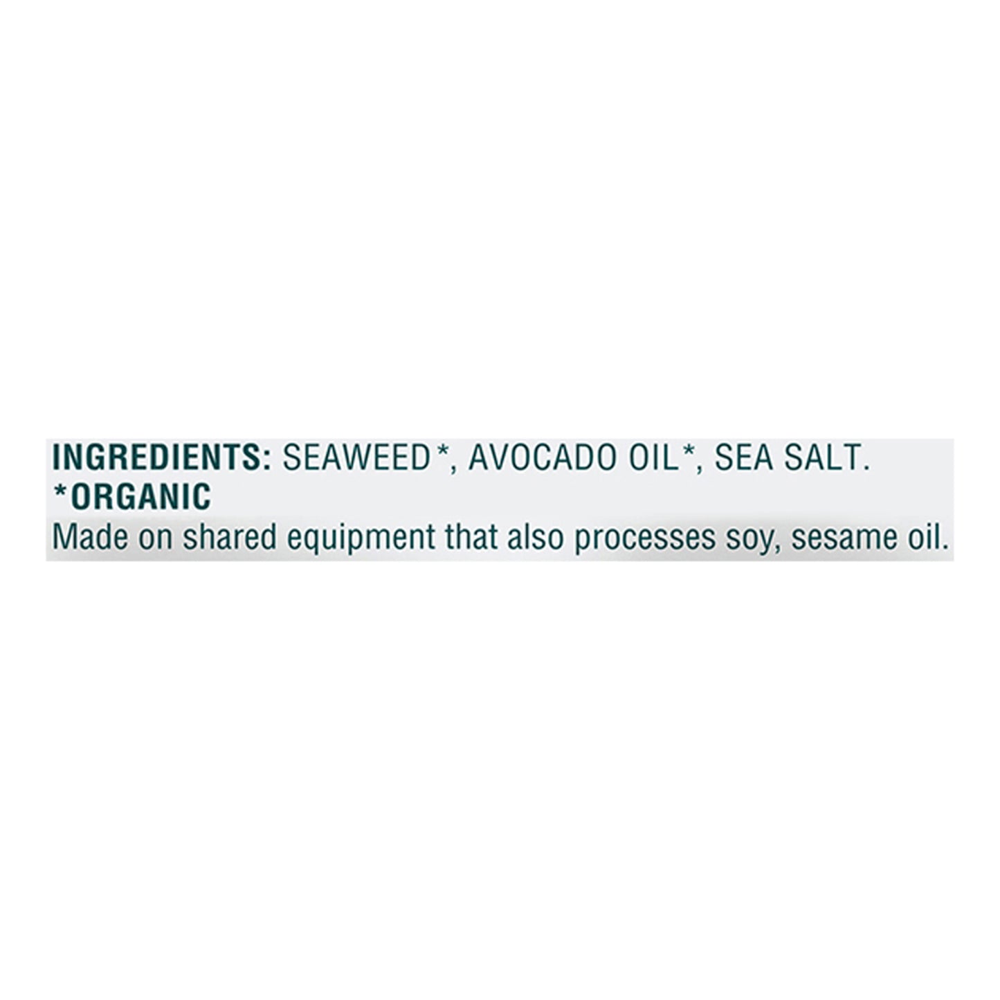 Gimme Seaweed Snacks - Seaweed Snck Og2 Ss &avoc - Cs Of 12-.32 Oz