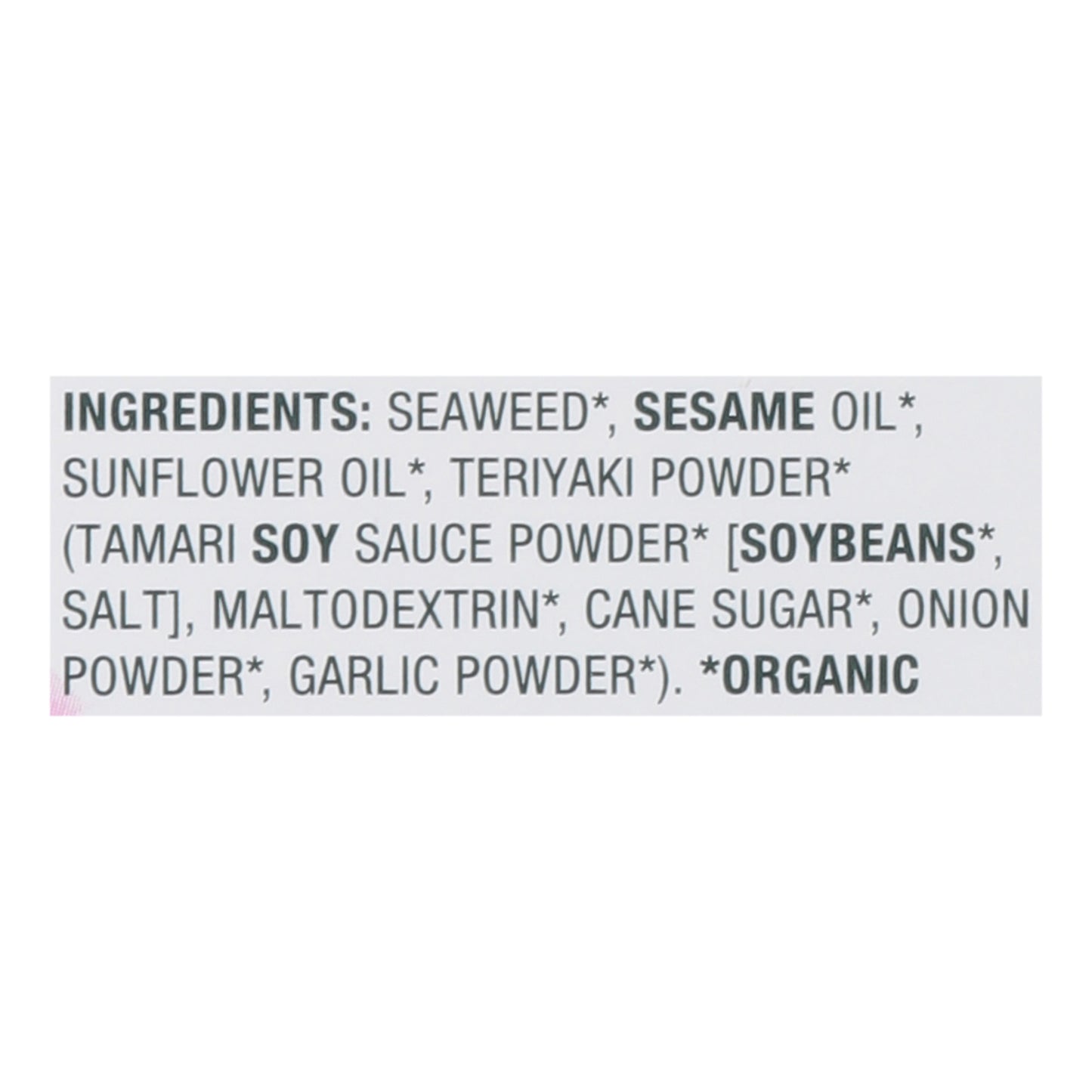 Gimme Seaweed Snacks - Seaweed Snk Og2 Tryki 5pk - Cs Of 6-5/.14 Oz