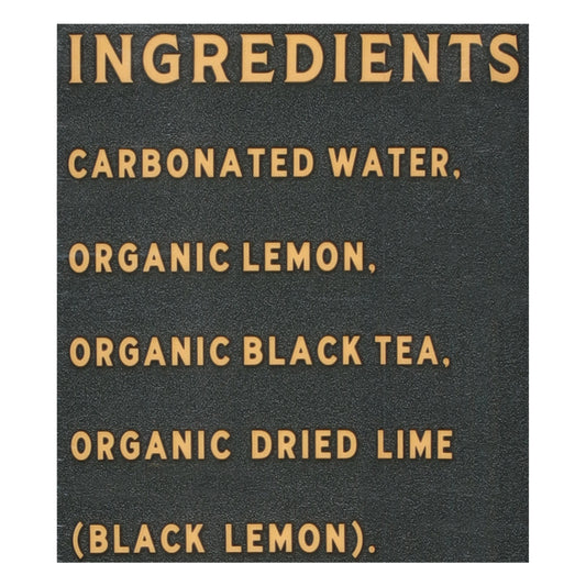 Rishi - Sprklng Tea Black Lmn - Cs Of 12-12 Fz