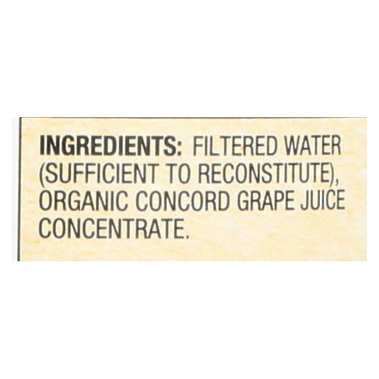 Santa Cruz Organic Concord Grape Juice  - Case Of 6 - 32 Fz