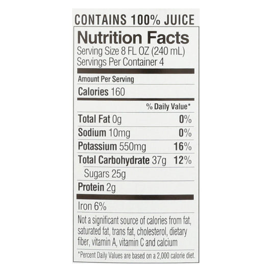 Rw Knudsen Just Black Cherry Juice  - Case Of 6 - 32 Fz
