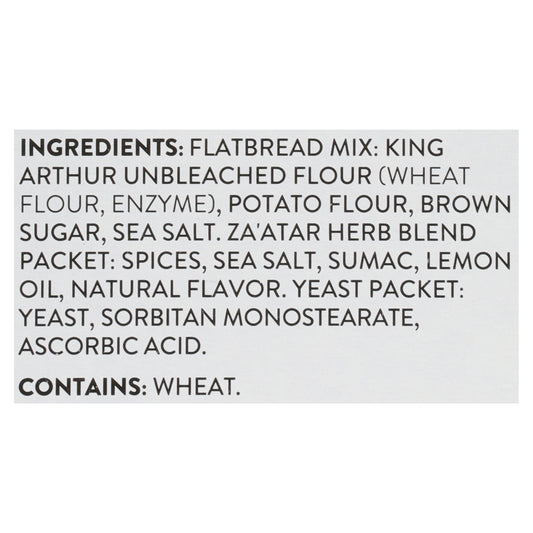 King Arthur Baking Company - Mix Kit Flatbread - Cs Of 6-16.5 Oz