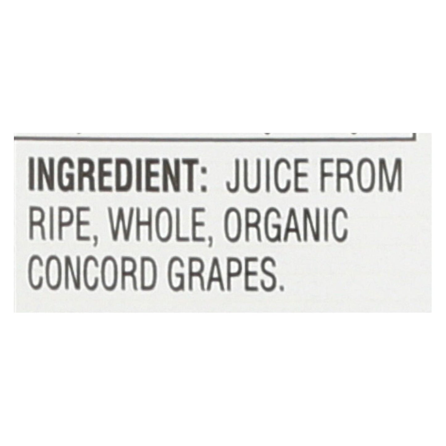 Rw Knudsen Organic Just Concord Juice  - Case Of 6 - 32 Fz