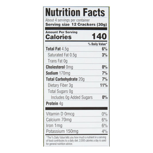 Mary's Gone Crackers - Cracker Og2 Herb - Cs Of 6-4 Oz