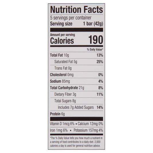Bob's Red Mill - Bars Pbtr Coconut Oats - Cs Of 6-7.4 Oz