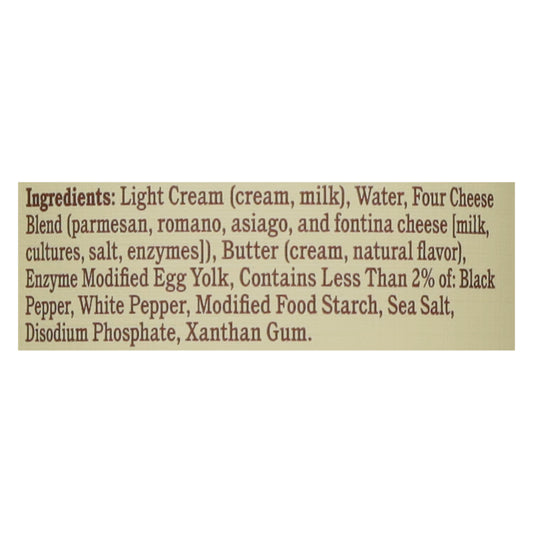 Rao's - Sce Pasta Alfredo 4 Chs - Cs Of 6-15 Fz