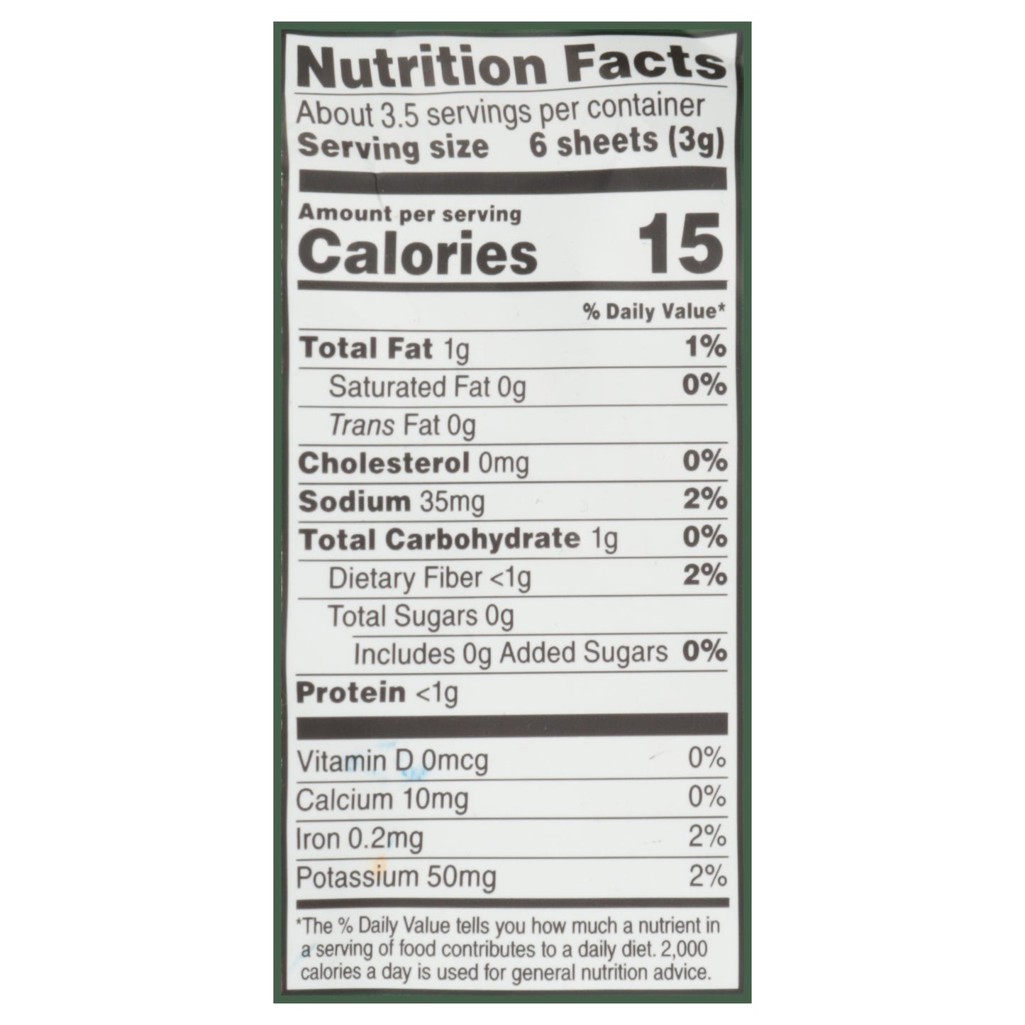 Bibigo - Seaweed Og2 Snack Sea Slt - Cs Of 12-.35 Oz