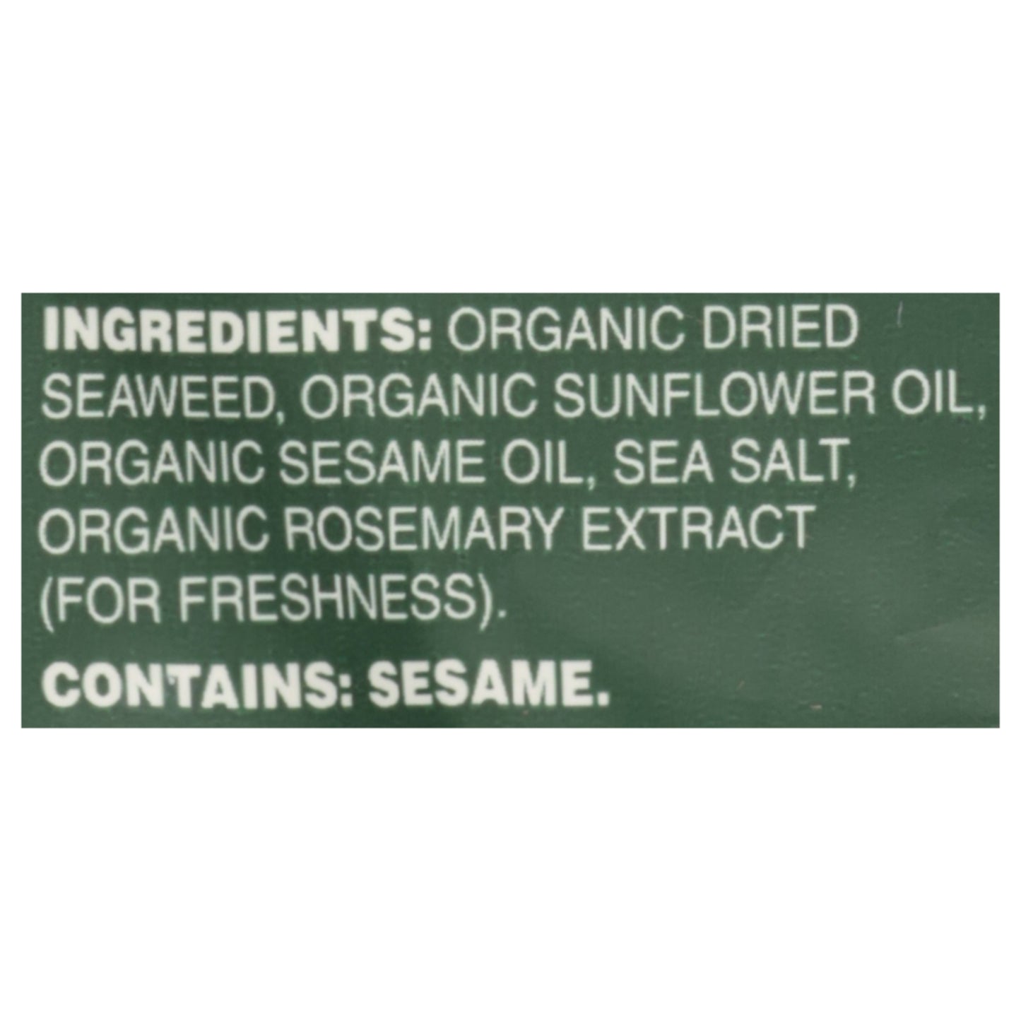 Bibigo - Seaweed Og2 Snack Sesame - Cs Of 12-.35 Oz