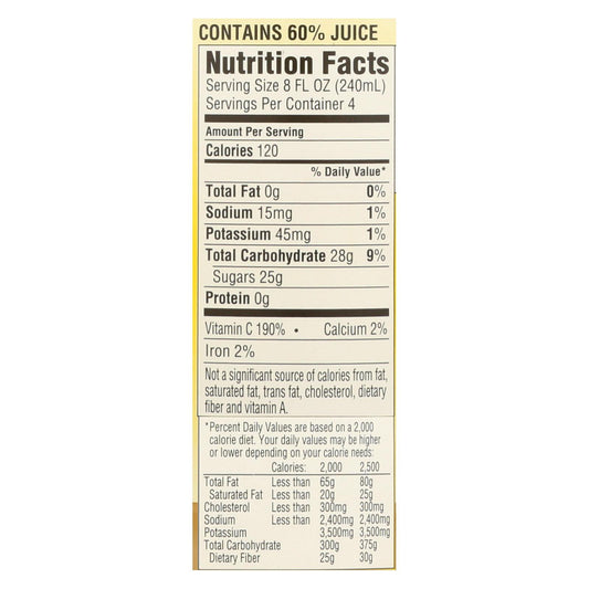 Rw Knudsen Lemon Ginger Echinacea Juice  - Case Of 6 - 32 Fz