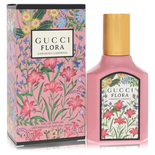 Gucci  Flora Gorgeous Gardenia by Gucci Eau De Parfum Spray 1.0 oz for Women for Fragrances for Women