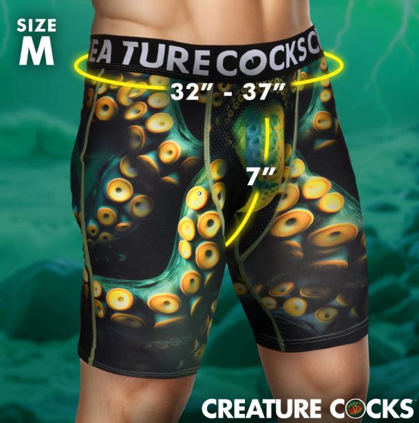 Creature Cocks Underwear Monstropus Medium