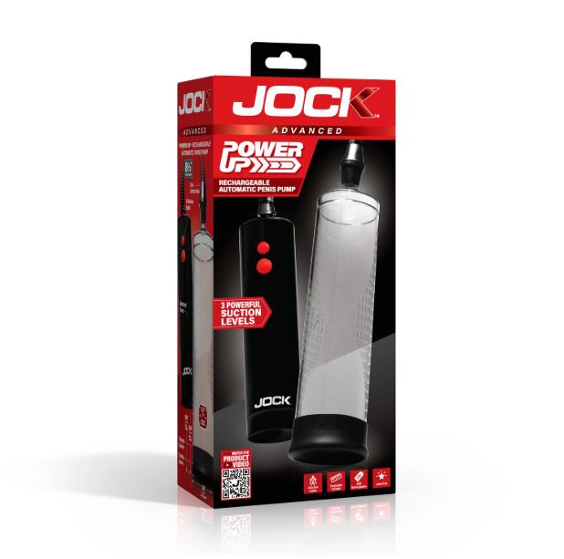 Jock Advanced Power Up Recharg Automatic Penis Pump