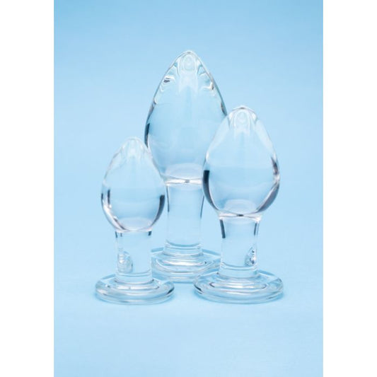 Clarity Glass Dildo Utopian Trinity