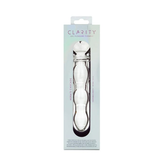 Clarity Glass Dildo Hera's Cascade