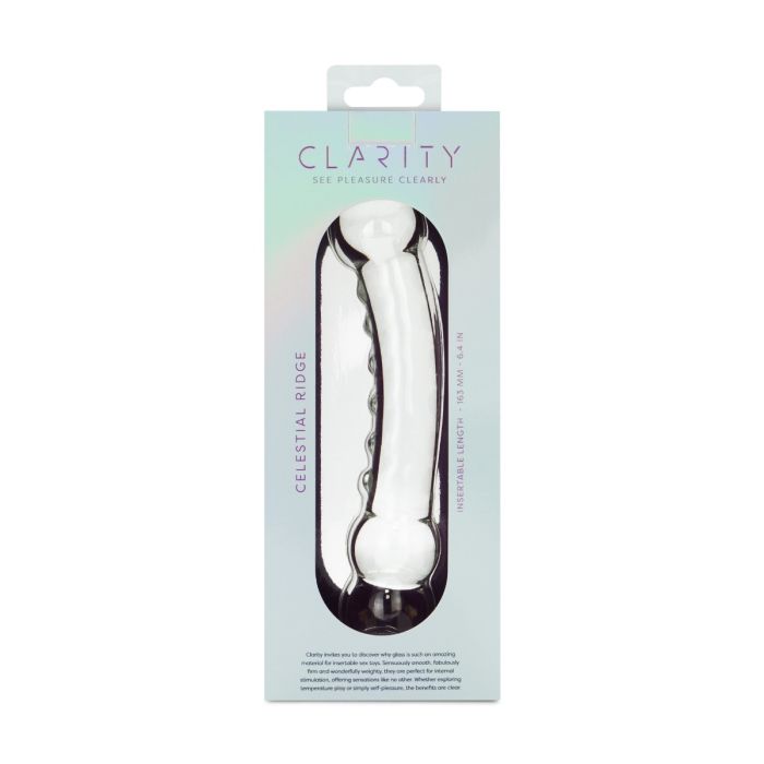 Clarity Glass Dildo Celestial Ridge