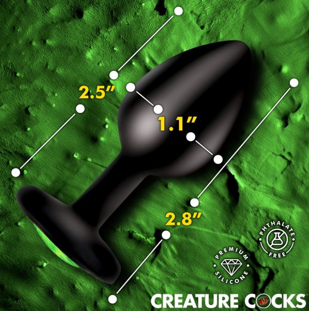 Creature Cock Creature Eye Silicone Butt Plug Small