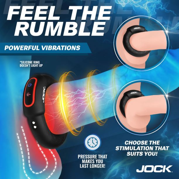 Jock Enhancers Rumbling & Warming C-ring Medium