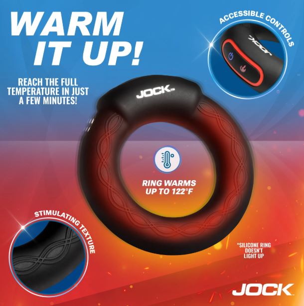 Jock Enhancers Rumbling & Warming C-ring Medium