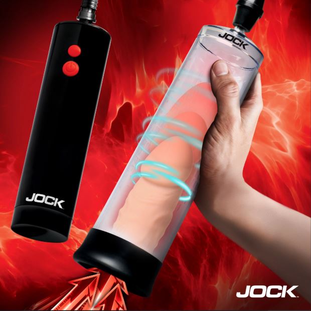 Jock Advanced Power Up Recharg Automatic Penis Pump